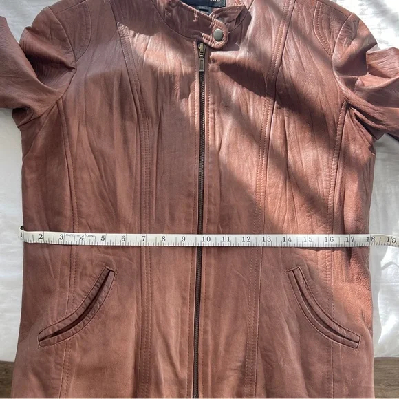 Vintage Bagatelle leather jacket, SZ 10 - Picture 9 of 11